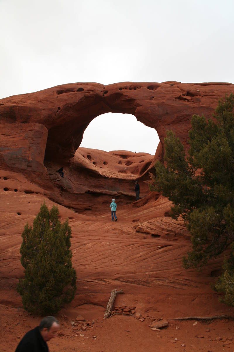 (Deborah Wall) Honeymoon Arch can be found in Mystery Valley.