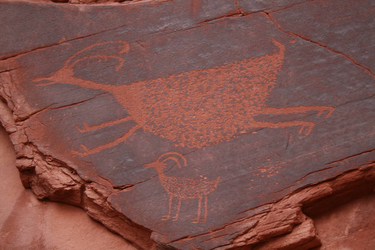 (Deborah Wall) Petroglyphs can be found throughout Monument Valley Navajo Tribal Park.