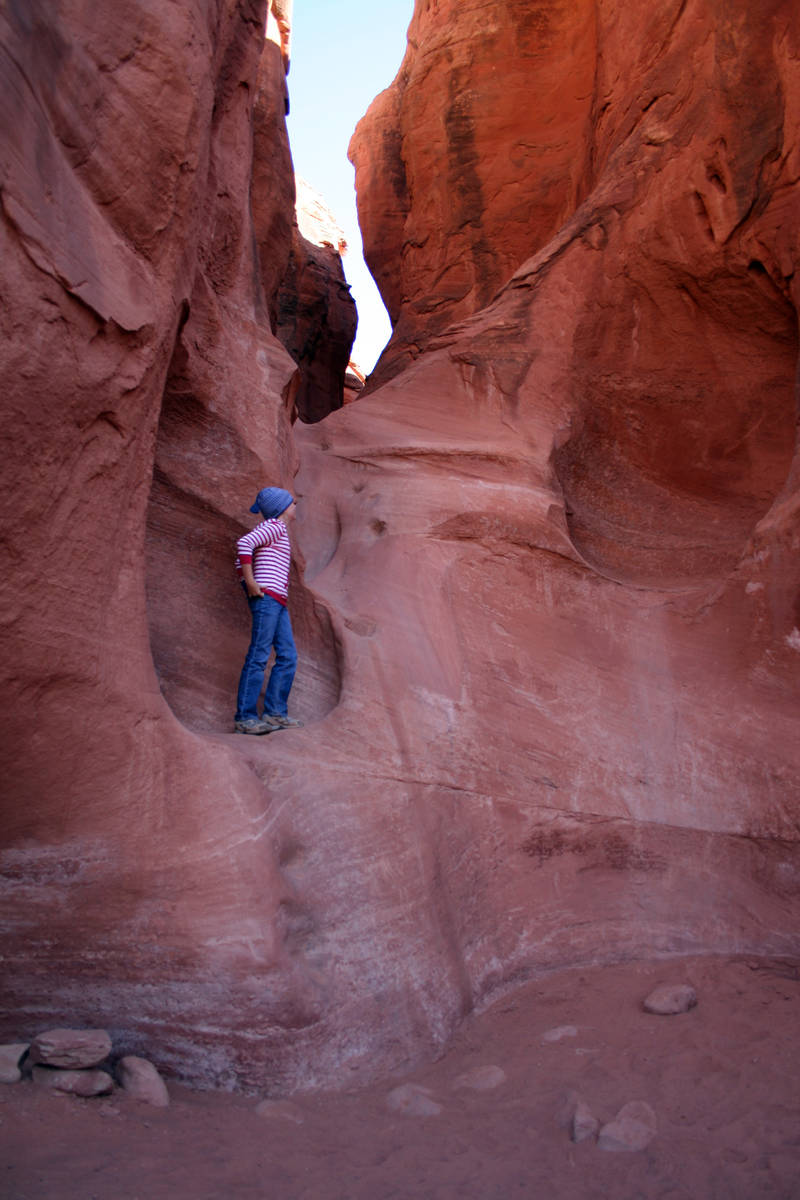 (Deborah Wall) The mouth of Peek-A-Boo Canyon at Grand Staircase Escalante National Monument in ...