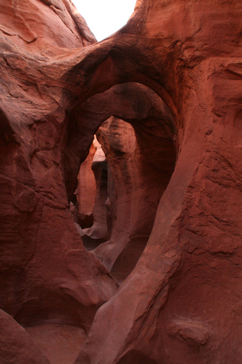 (Deborah Wall) Much of Peek-A-Boo Canyon at Grand Staircase Escalante National Monument in Utah ...