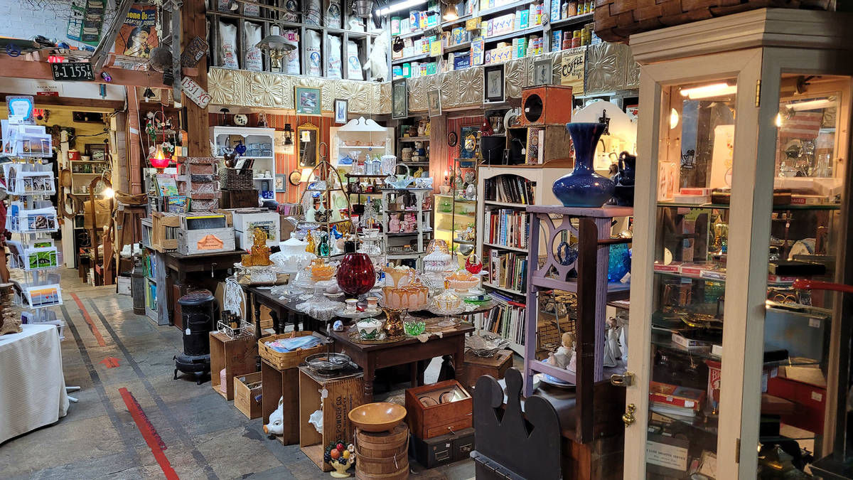 Celia Shortt Goodyear/Boulder City Review Goatfeathers Emporium, 1300 Wyoming St., has many dif ...