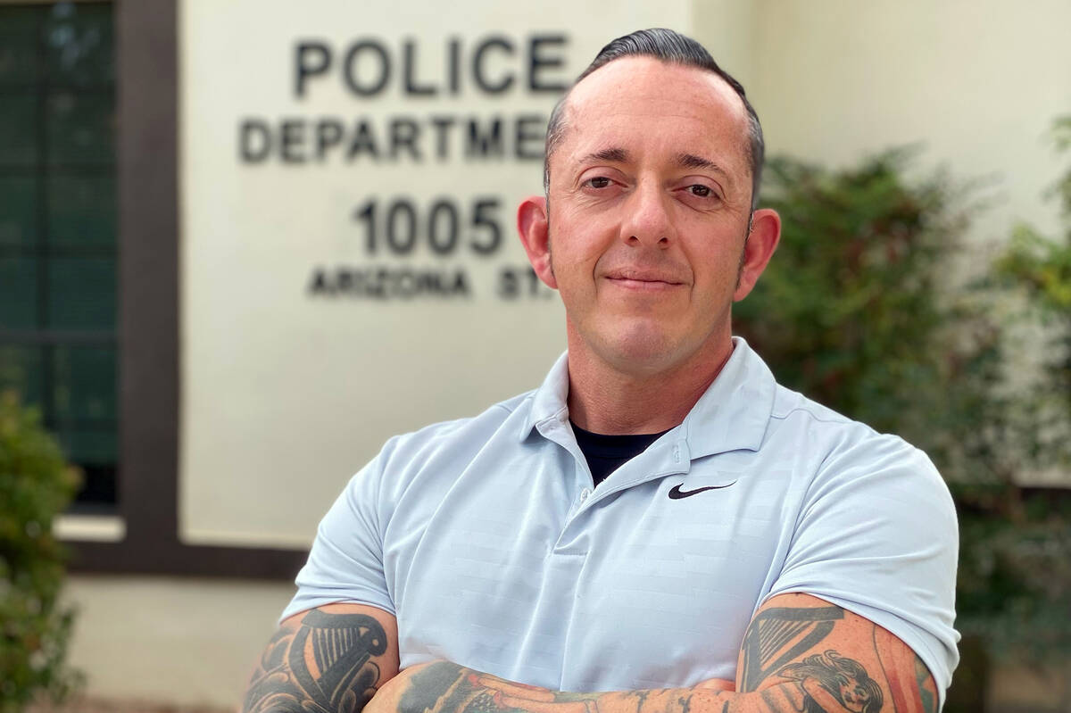 Boulder City Police Detective Brett Wibrew