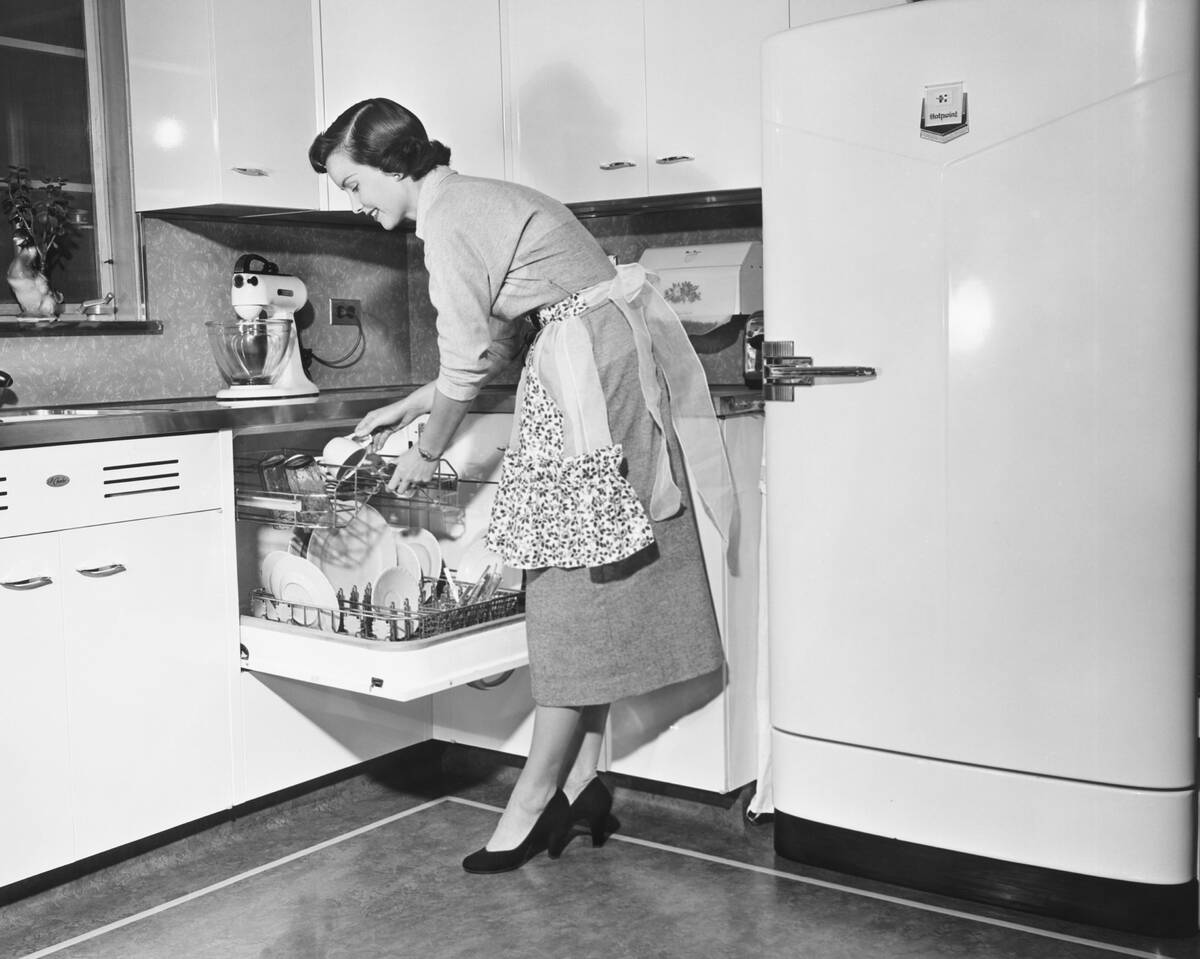 (Getty Images) Vintage dishwasher