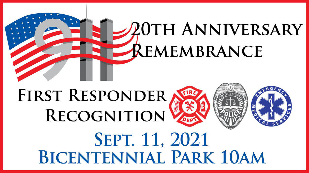 A special 20th anniversary remembrance of Sept. 11, 2001, and recognition of the area’s first ...