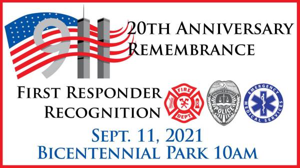A special 20th anniversary remembrance of Sept. 11, 2001, and recognition of the area’s first ...