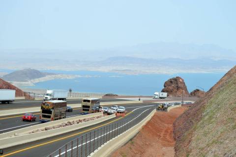The option to extend Interstate 11 through the Lake Mead area near the Arizona border is now of ...