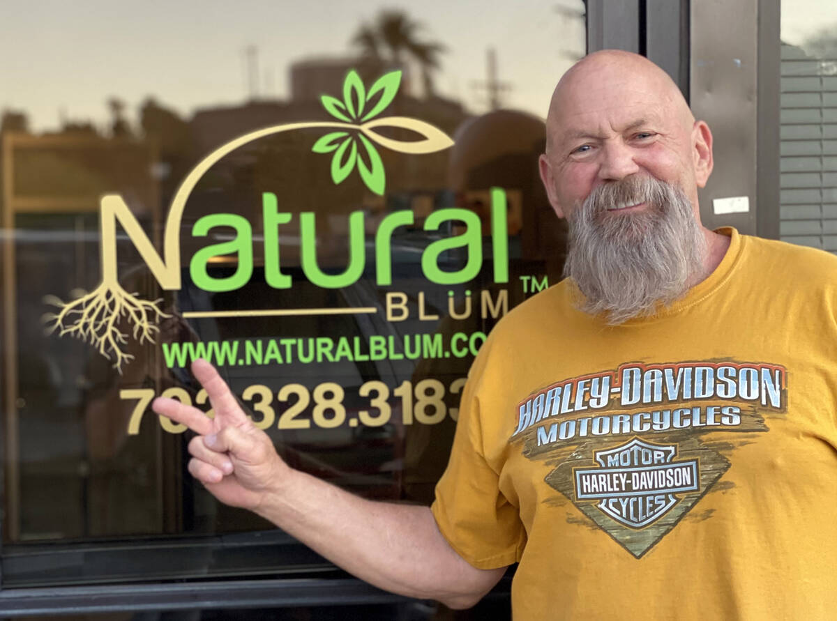 (Natural Blüm) Curt Gebers offers wellness and health alternatives for the community at his s ...