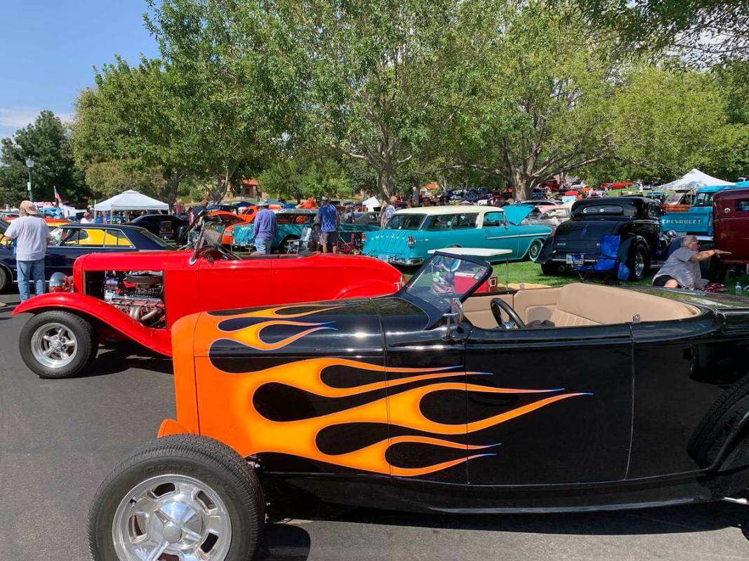 (Hali Bernstein Saylor/Boulder City Review) The Wurst Dam Car Show, part of Boulder City Sunris ...