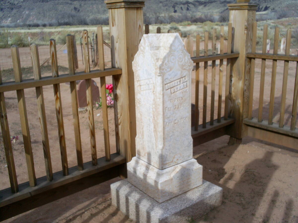 (Deborah Wall) The Grafton Cemetery is about one-third of a mile from the main townsite and was ...