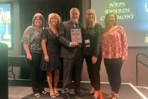 Boulder City Boulder City Parks and Recreation Department was honored with the Silver Legacy P ...