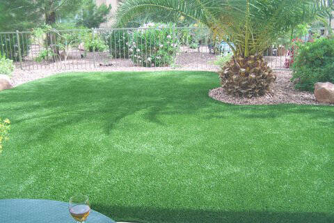 (Bob Morris) Using artificial turf in place of real grass can be beneficial, as it saves water, ...