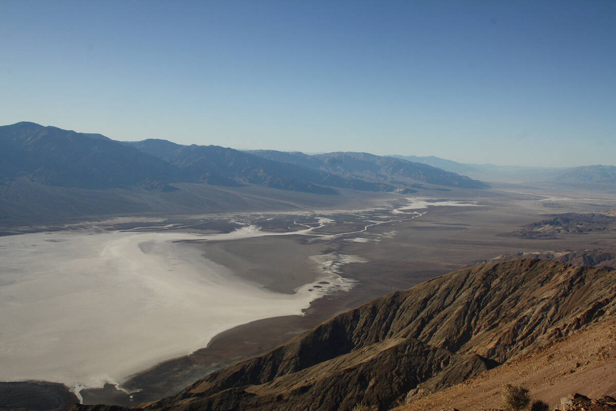 (Deborah Wall) The salt flat at Badwater Basin covers 200 square miles of Death Valley National ...
