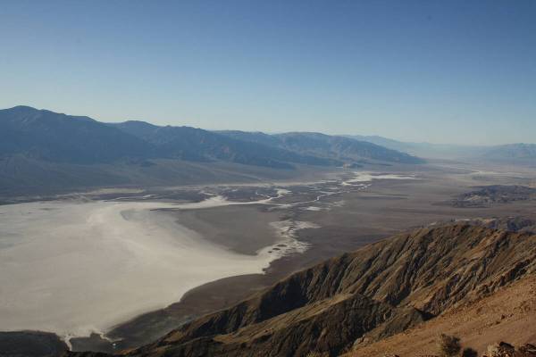 (Deborah Wall) The salt flat at Badwater Basin covers 200 square miles of Death Valley National ...