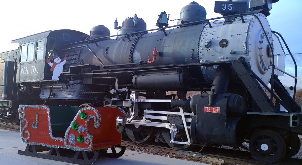 Boulder City Santa Express begins its annual holiday run Friday at the Nevada State Railroad Mu ...