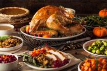 (Getty Images) Boulder City Elks, Lodge 1682, will serve a free Thanksgiving meal to those in n ...