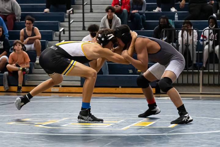 (Jamie Jane/Boulder City Review) Boulder City High School senior Ben Schafler finished 3-2 in t ...