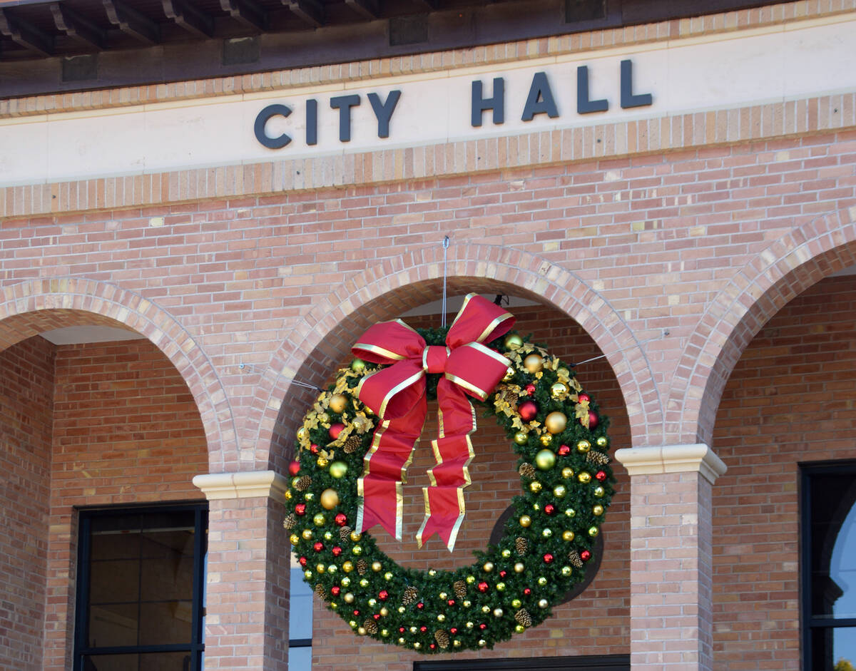 Celia Shortt Goodyear/Boulder City Review City Council approved a resolution at its Dec. 14, 20 ...