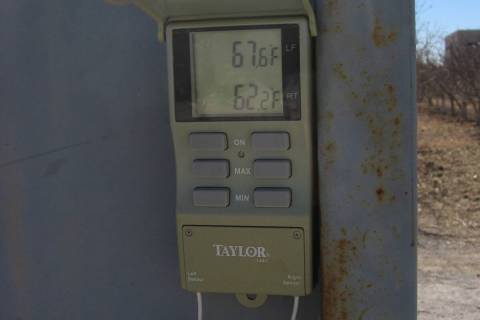 (Bob Morris) A maximum minimum outdoor thermometer, such as this one by Taylor, can help you de ...