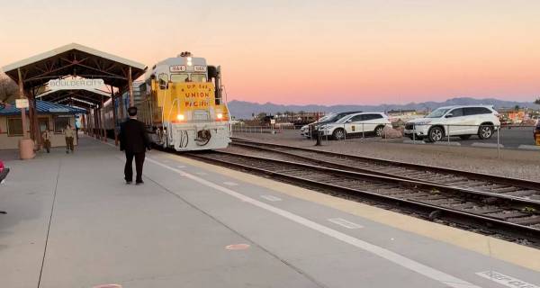 (Hali Bernstein Saylor/Boulder City Review) Nevada State Railroad Museum, Friends of Nevada Sou ...