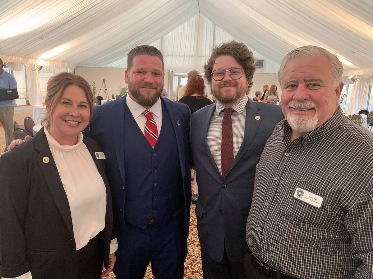 (Hali Bernstein Saylor/Boulder City Review) Among those attending the State of the City address ...