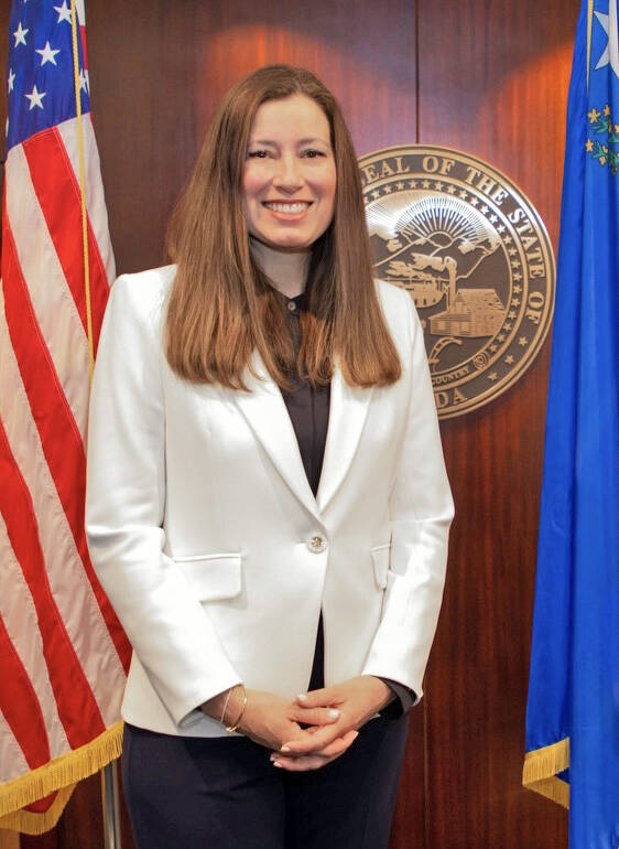State of Nevada Nevada Lt. Gov. Lisa Cano Burkhead said she thinks and Avi Kwa Ame national mon ...