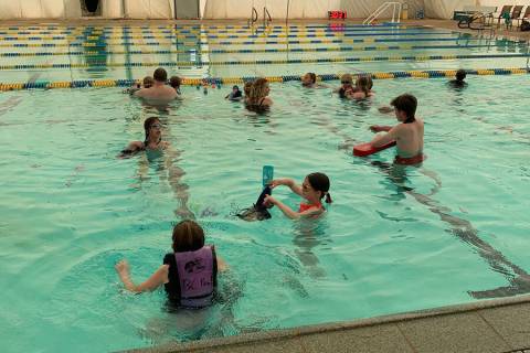 (Hali Bernstein Saylor/Boulder City Review) Youth fees for the pool and swimming lessons could ...