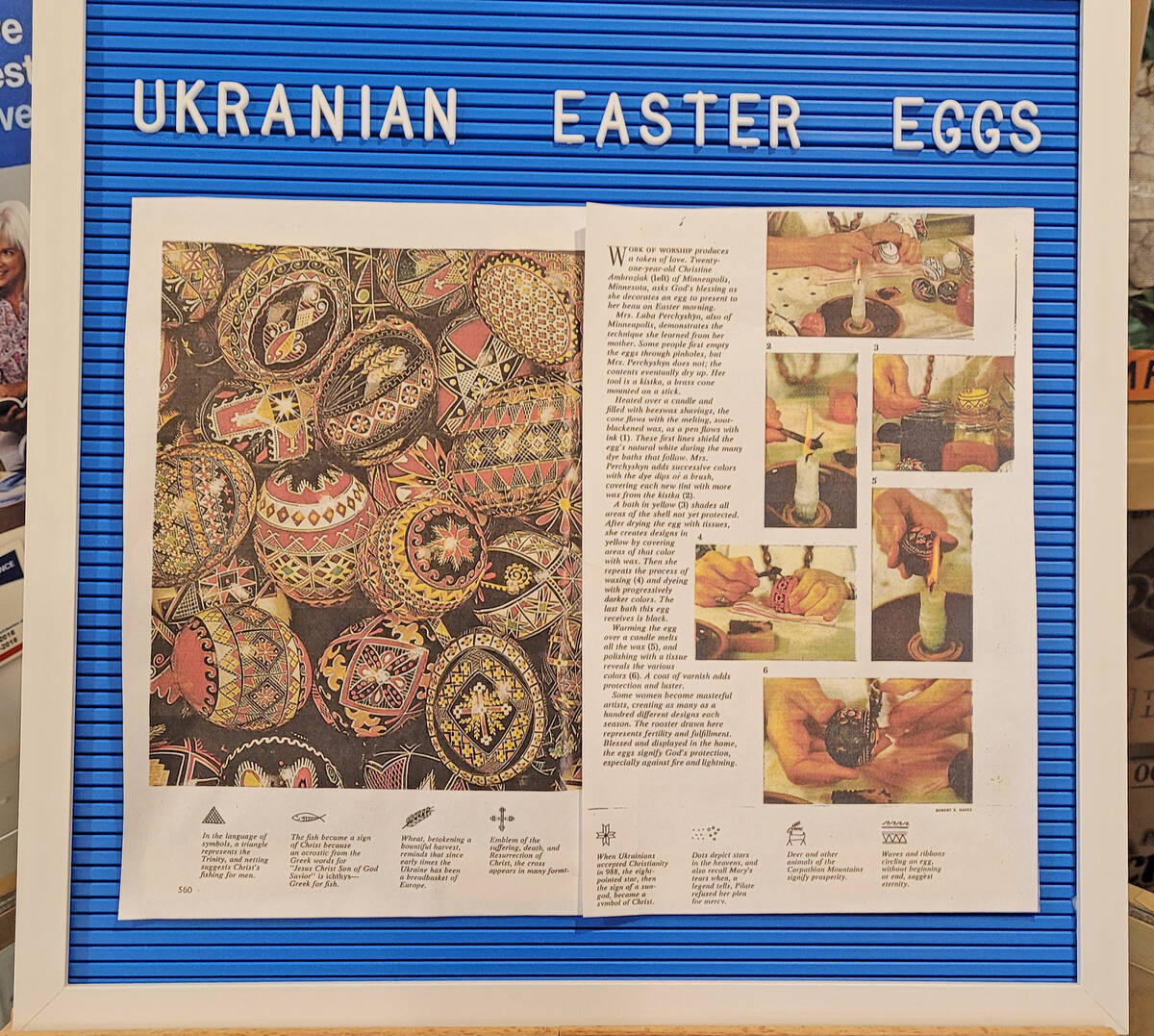 (Celia Shortt Goodyear/Boulder City Review) Ukrainian people decorate eggs with intricate desig ...