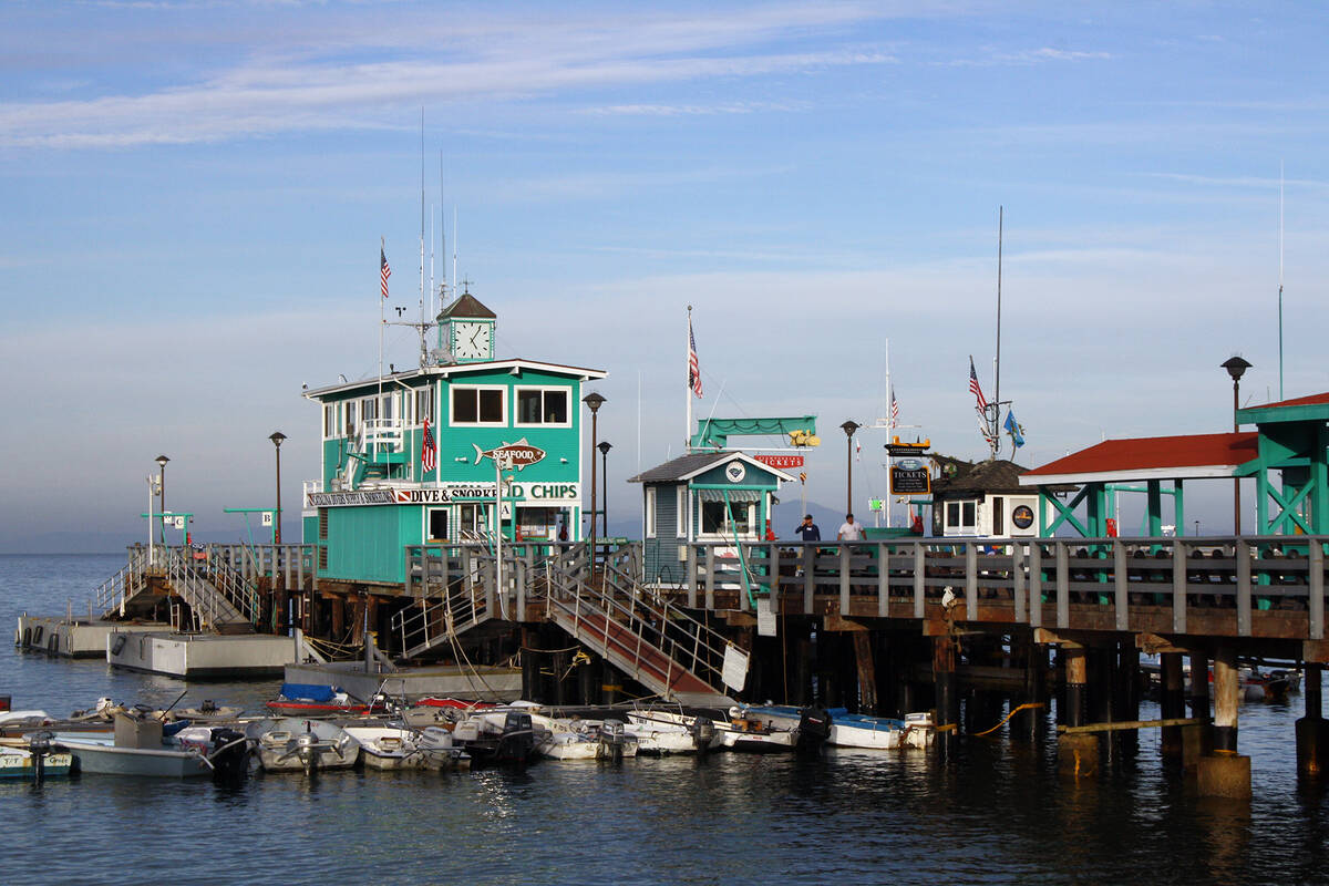 (Deborah Wall) The Green Pier in Avalon on Santa Catalina island just off the coast of Californ ...