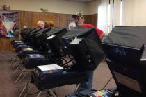 Hali Bernstein Saylor/Boulder City Review Early voting for the June 14 primary begins May 28 an ...