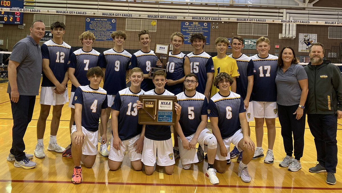 Eagles earn second consecutive state title Boulder City Review