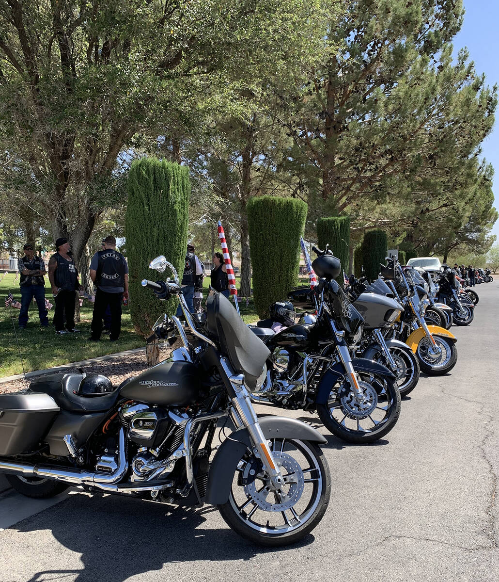 (Hali Bernstein Saylor/Boulder City Review) Hundreds of motorcyclists participated in the 28th ...