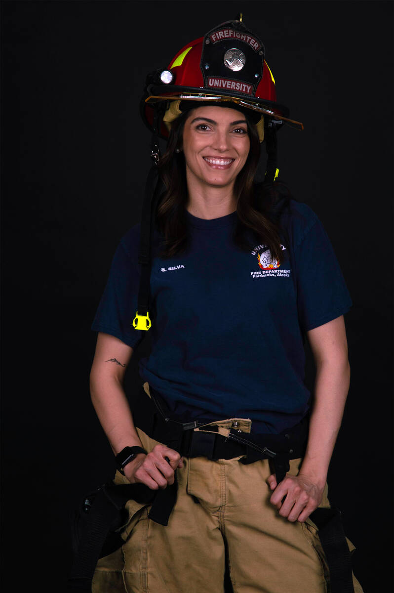 (Kyle McClendon) Shayla Silva, a captain with University Fire Department in Fairbanks, Alaska, ...