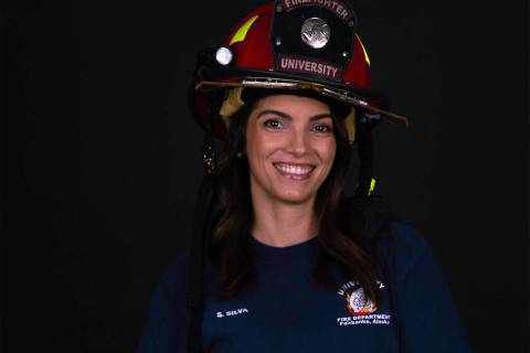 (Kyle McClendon) Shayla Silva, a captain with University Fire Department in Fairbanks, Alaska, ...