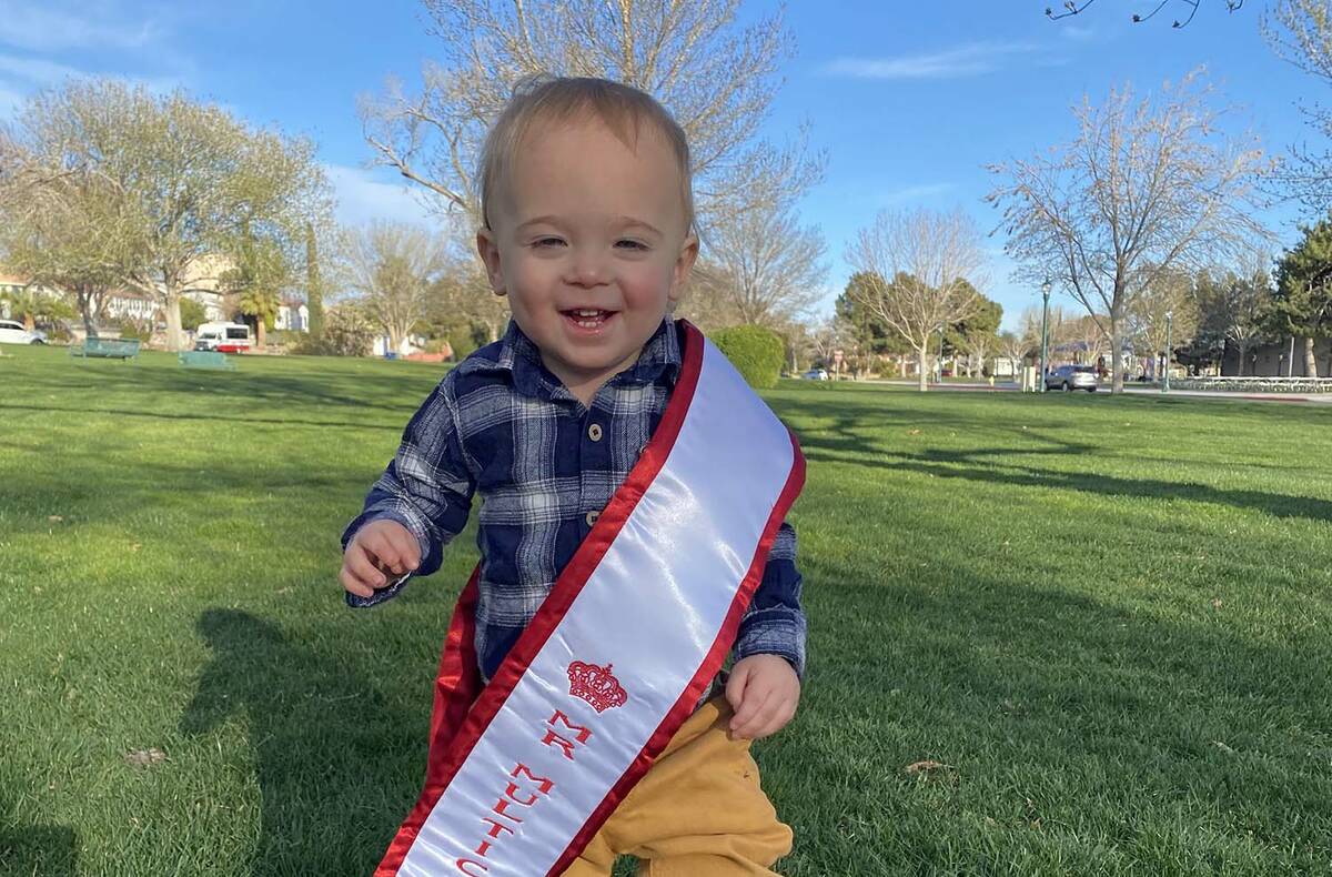 (Photo courtesy Tasha Towne) Braxton Ott of Boulder City will be officially crowned Mr. Multicu ...
