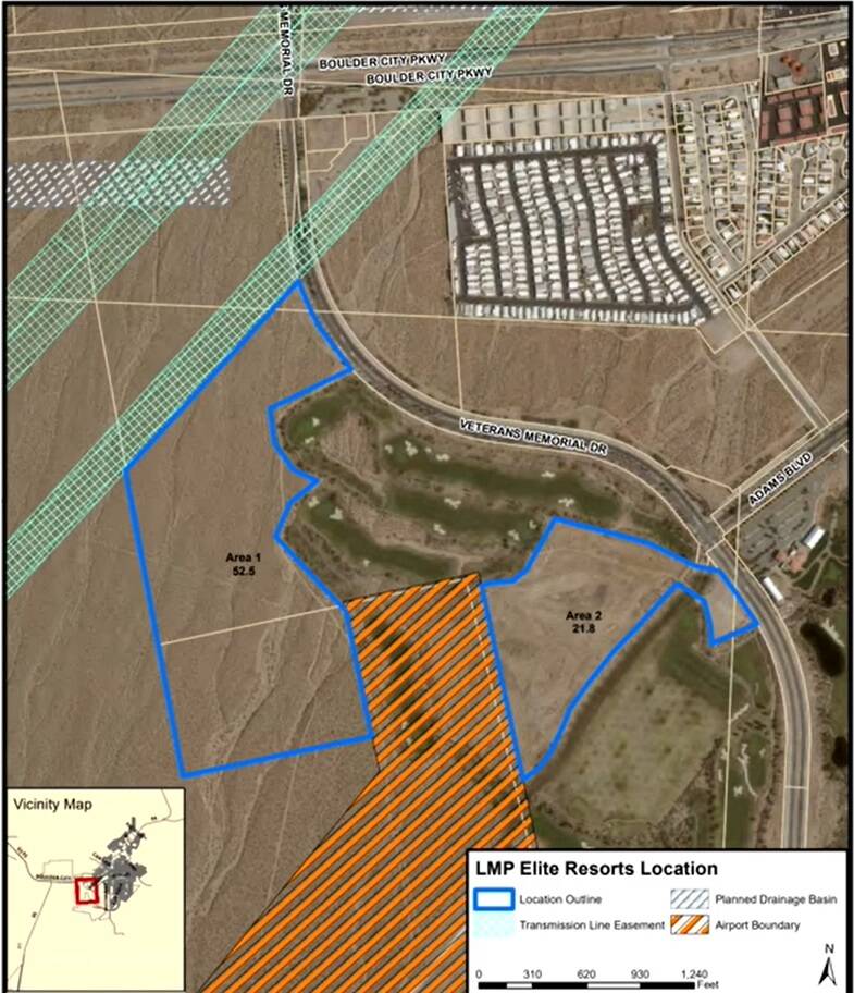 (Photo courtesy Boulder City) Elite RV is proposing to build a recreational vehicle resort on 7 ...