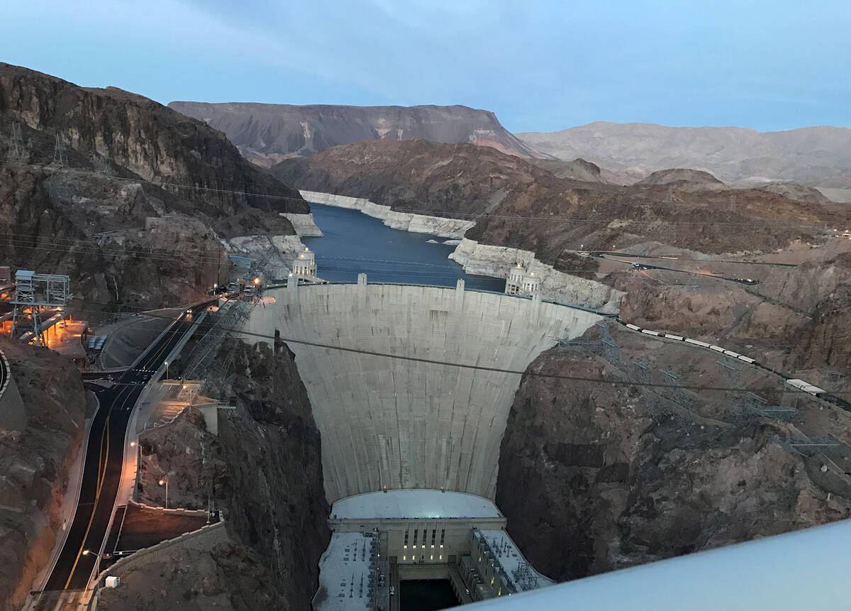(Boulder City Review file photo) Construction on Hoover Dam, as seen in 2018, began on July 7, ...