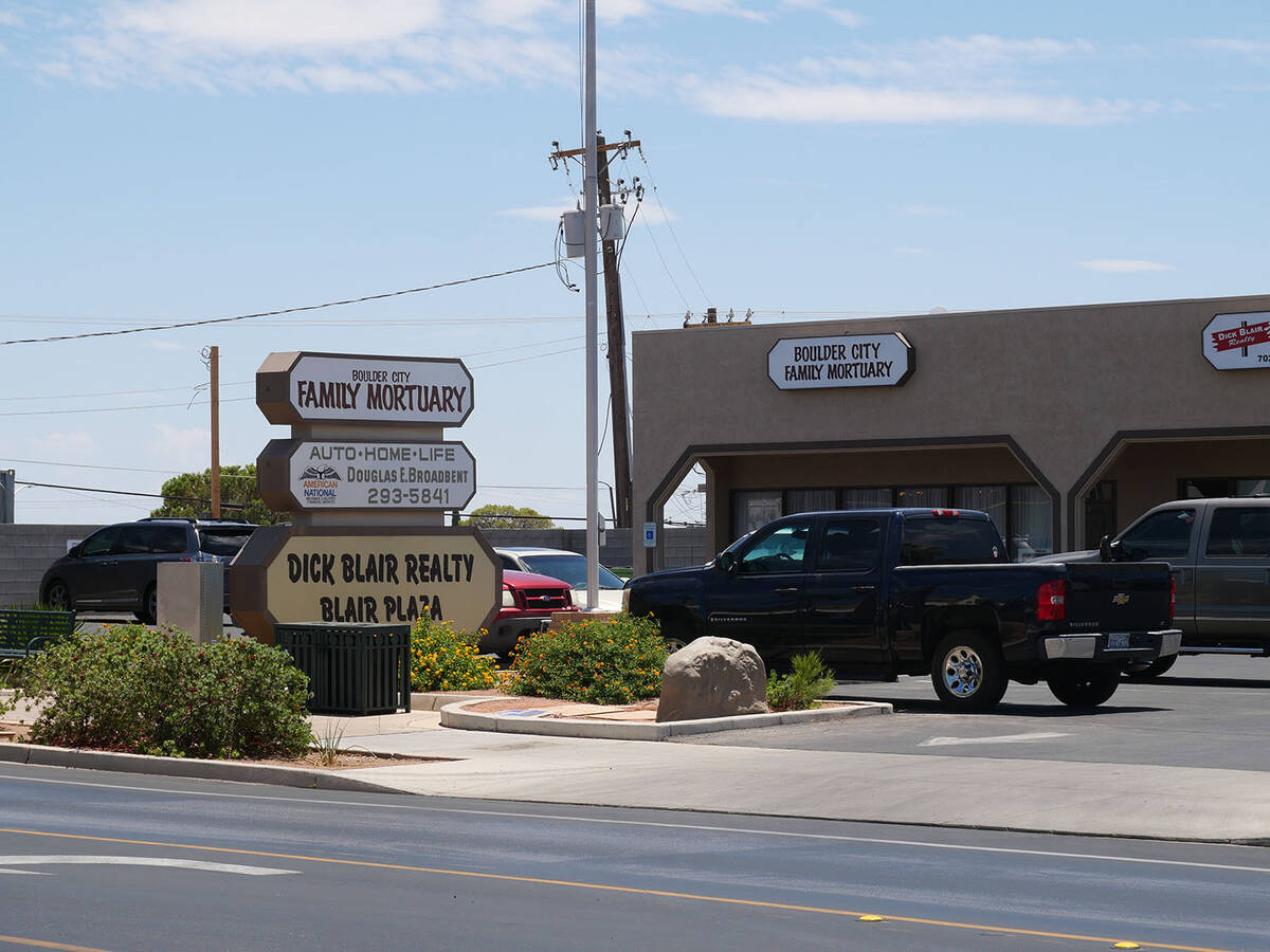 (Owen Krepps/Boulder City Review) The Boulder City Family Mortuary will be expanding across the ...