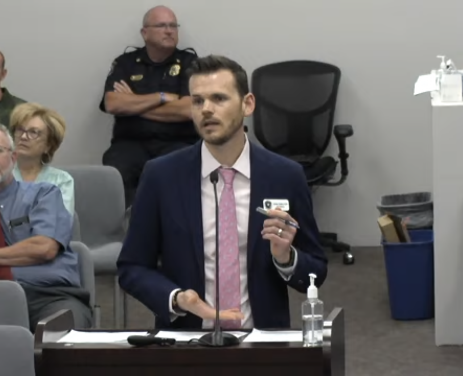 (Boulder City Review) Boulder City Manager Taylour Tedder presents proposed ways the city can s ...