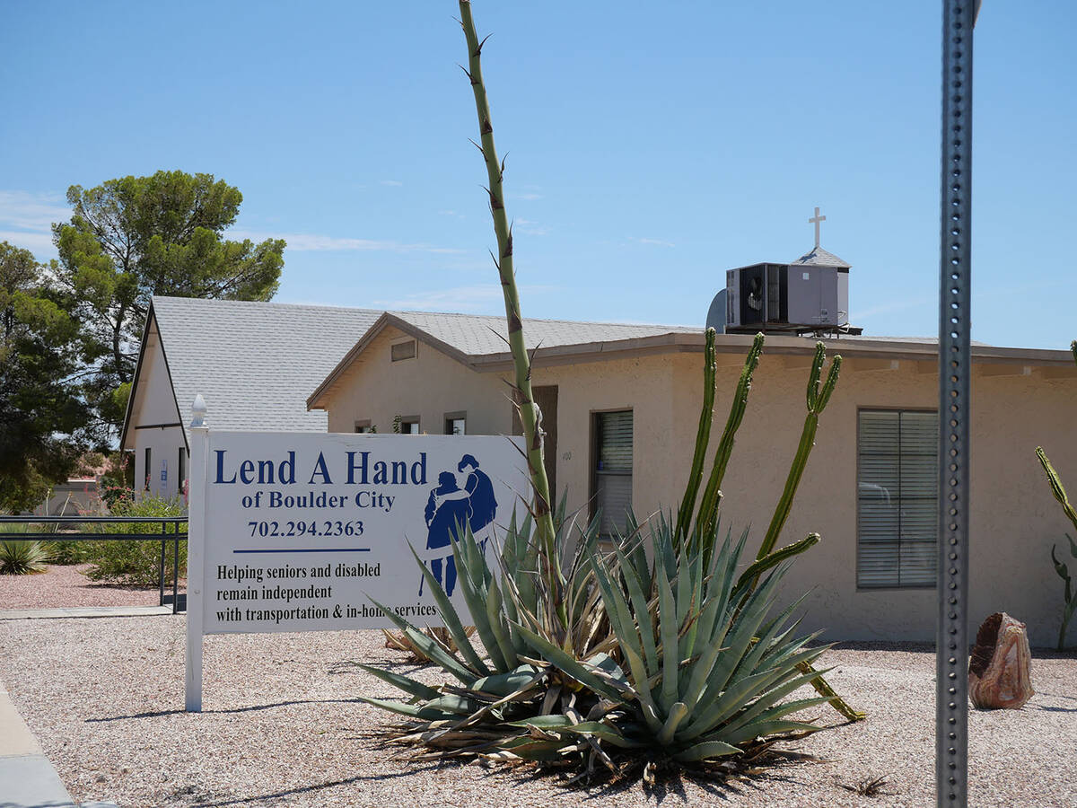 (Owen Krepps/Boulder City Review) Lend A Hand of Boulder City has been awarded $101,271 by the ...