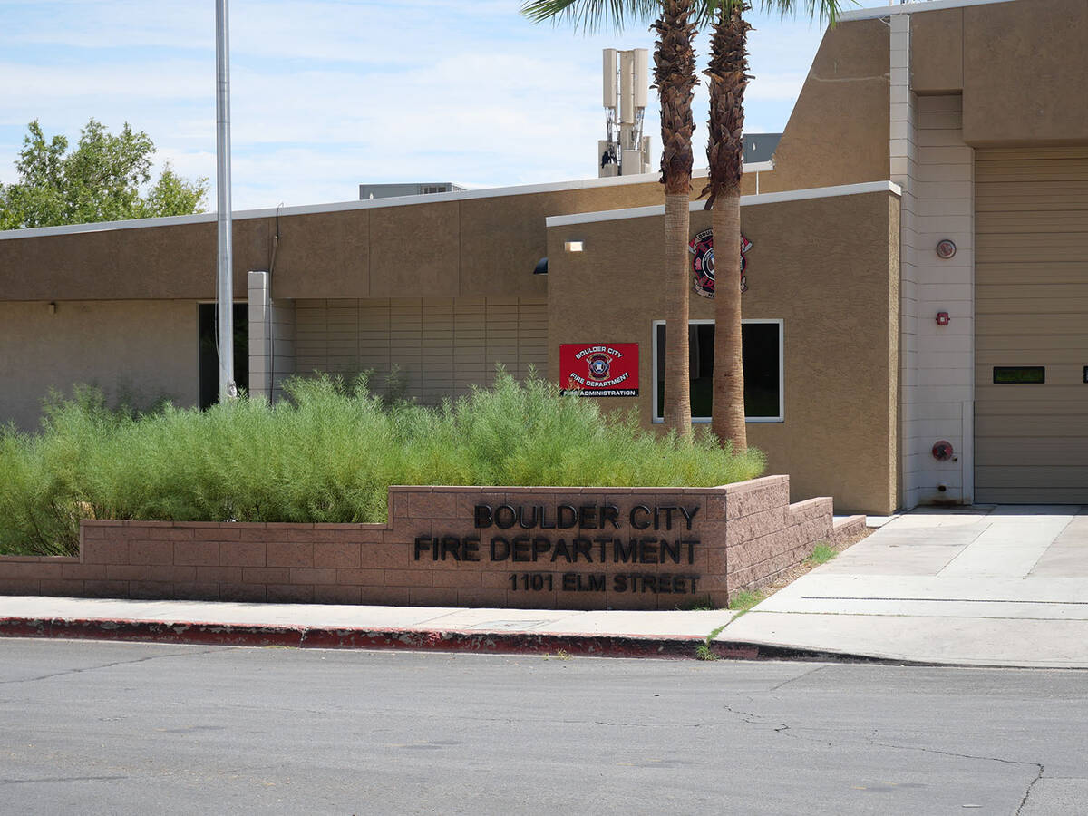 (Owen Krepps/Boulder City Review) The Boulder City Fire Department on Elm Street will not be th ...