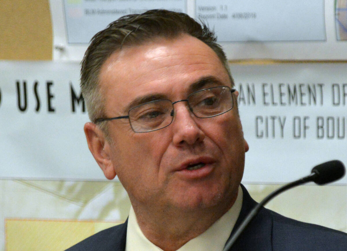 (Boulder City Review file photo) Former City Manager Al Noyola has sued the city claiming he wa ...