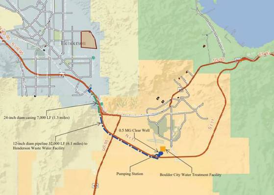 (Photo courtesy of Boulder City) The Southern Nevada Water Authority recommended two potential ...