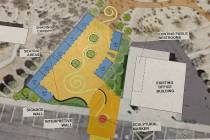 (Image courtesy Boulder City Chamber of Commerce) This site plan shows the proposed layout of t ...