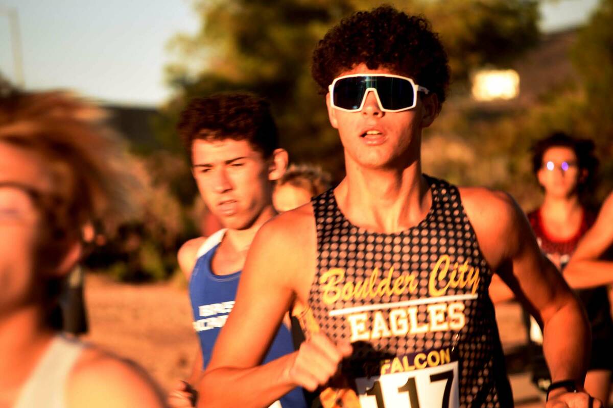 (Pernell Bryant/Boulder City Review) Boulder City High School sophomore Paul Moll finished 67th ...