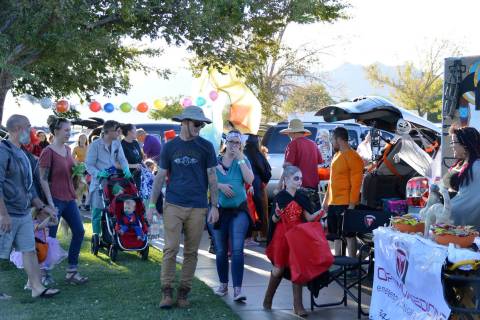 (Boulder City Review file photo) Trunk or Treat returns to its original format Saturday, where ...