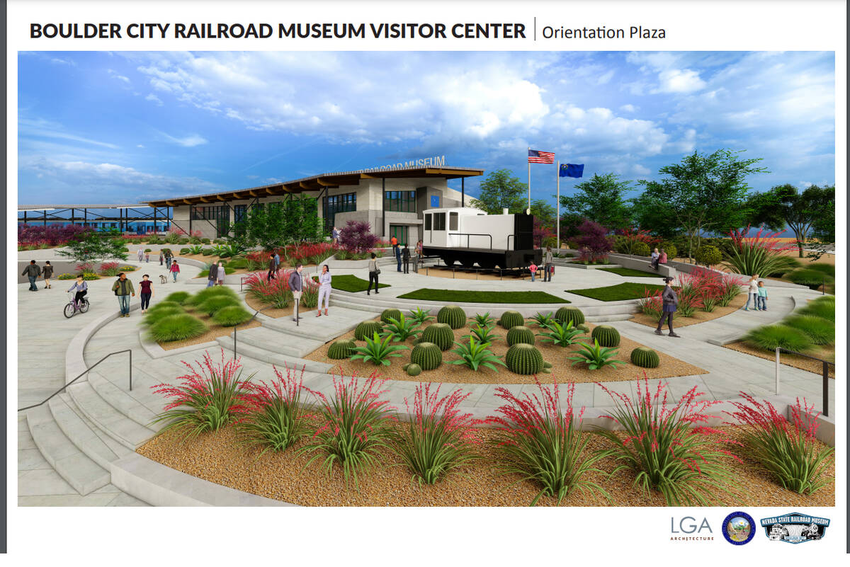 (Image courtesy of Nevada State Railroad Museum) This rendering from LGA Architecture shows wha ...