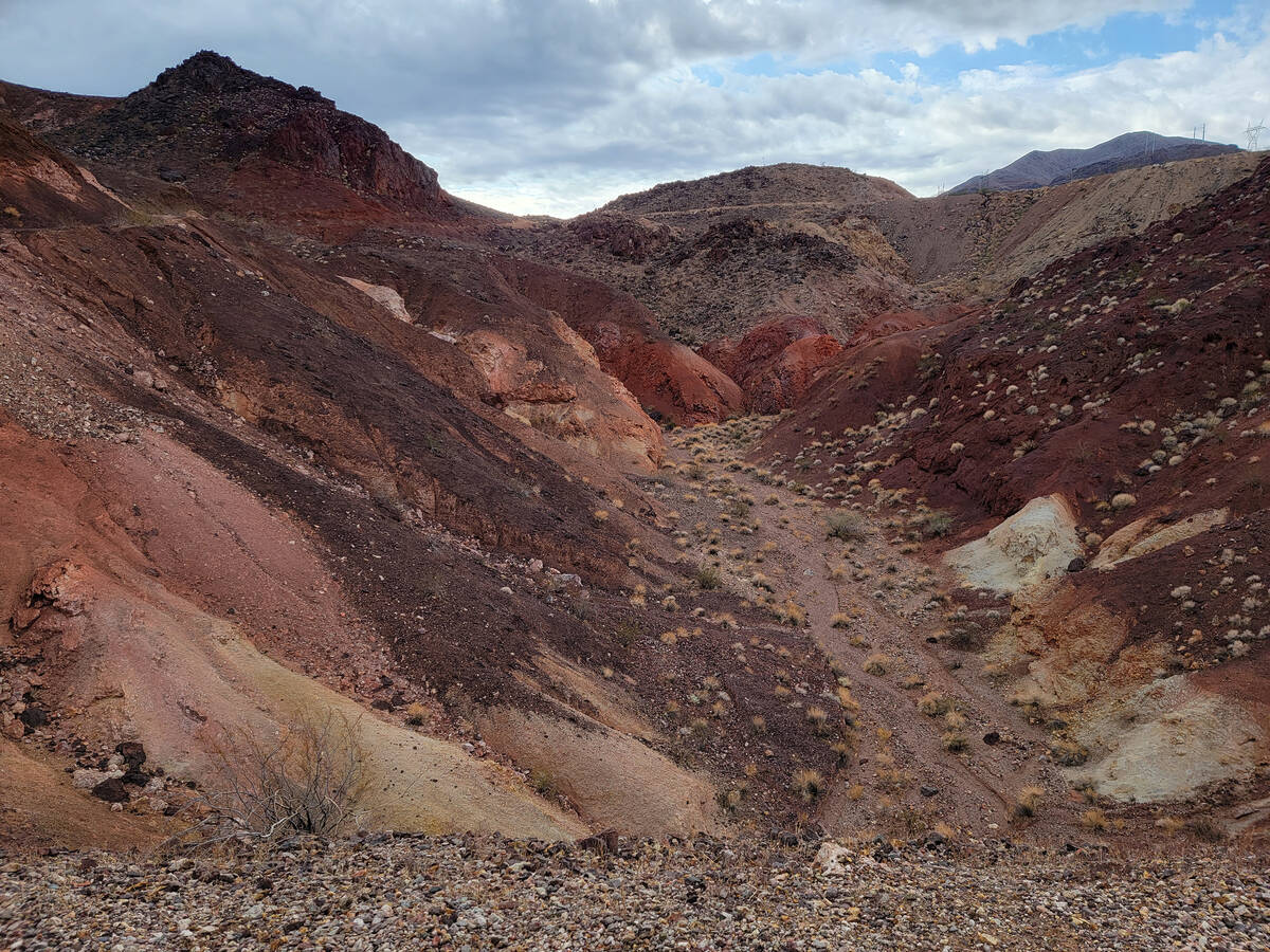 (Natalie Burt/Special to the Boulder City Review) Lake Mead's geology is another highlight of t ...