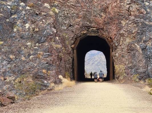 (Natalie Burt/Special to the Boulder City Review) Hikers and bicyclists enjoy the popular Histo ...