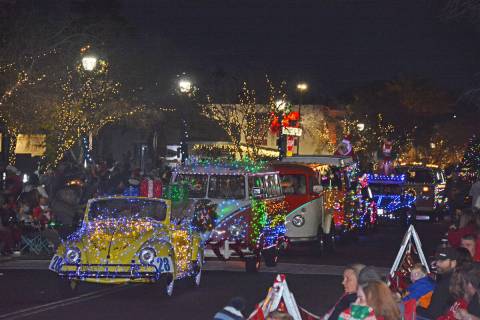 (Boulder City Review file photo) Santa's Electric Night Parade returns Dec. 3 for its 31st year ...