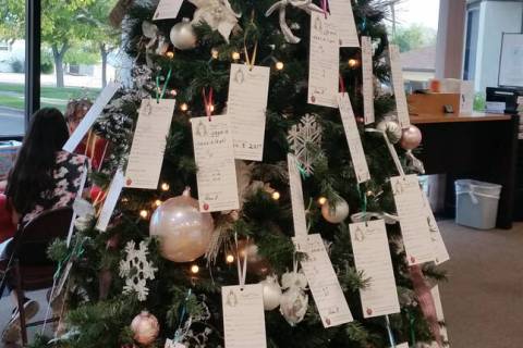 (File photo) Emergency Aid of Boulder's Angel Tree will be set up at the Boulder Dam Credit Uni ...
